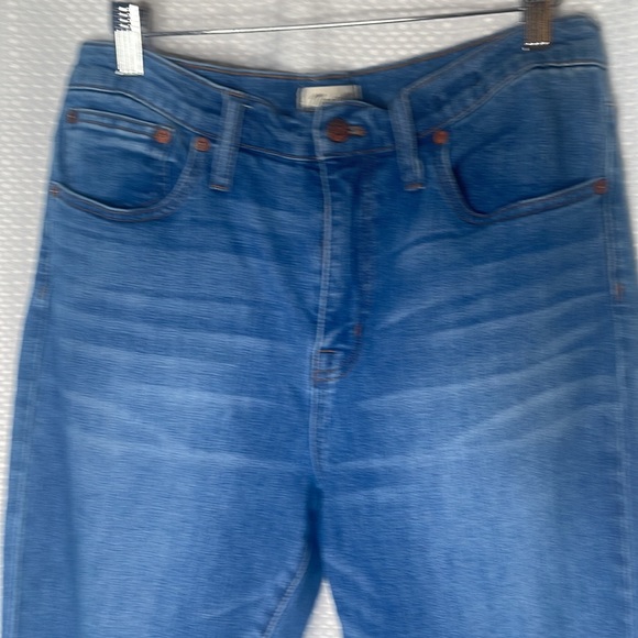 Madewell The High Rise Slim Crop Boyjean Raw Hem Sz 29 - Picture 4 of 13